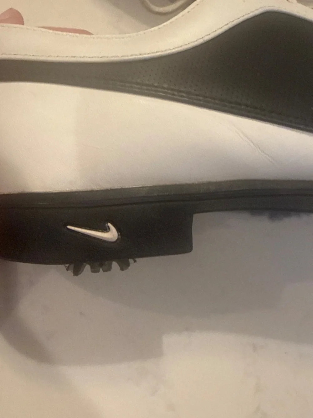 Nike Air Comfort Women's Golf Shoes VERDANA  White Black 7.5